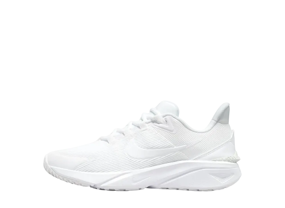 ナイキ GS スターランナー4 "ホワイト/ホワイト/ピュアプラチナム/ホワイト"