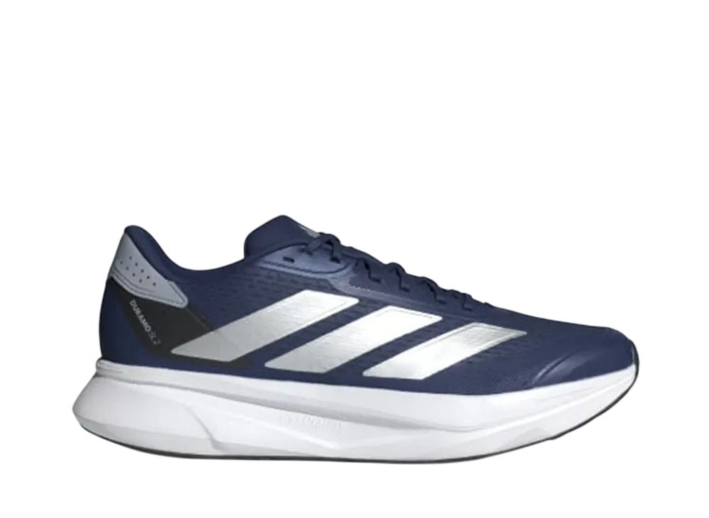 アディダス デュラモ SL2 ランニング "ダークブルー/シルバーメタリック/ハローシルバー"