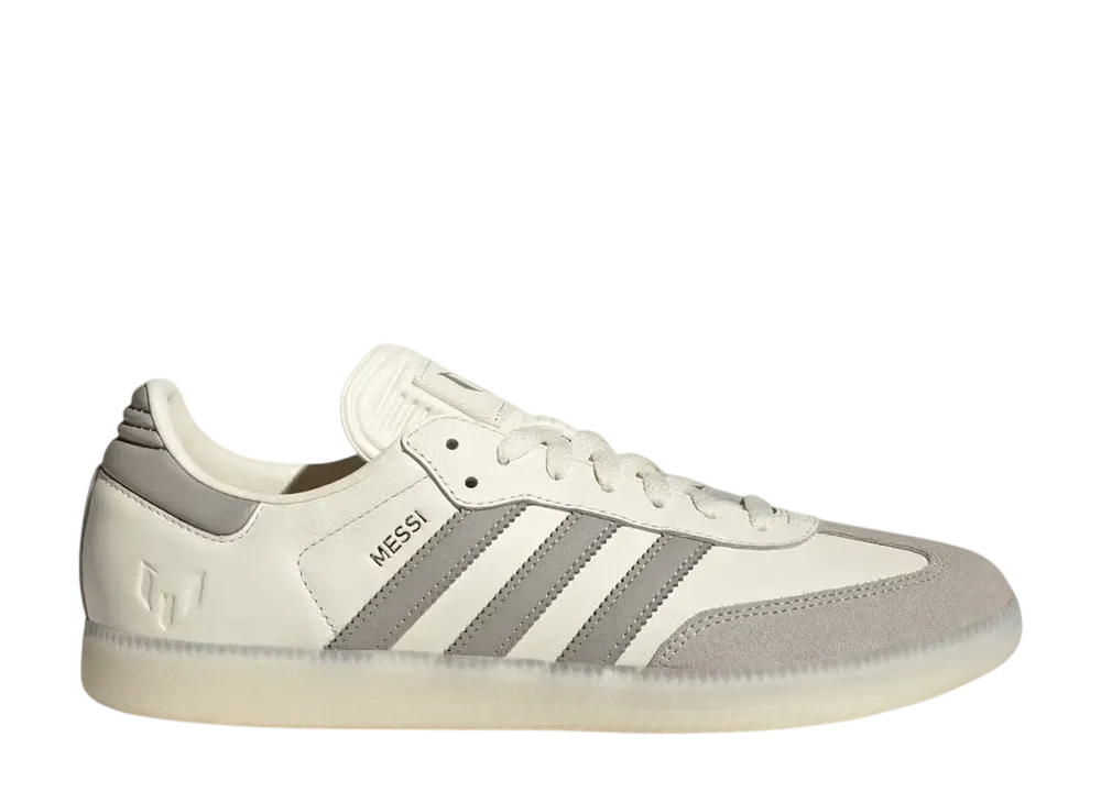 Lionel Messi × adidas Samba "Cream White/Light Brown/Metallic Gold"