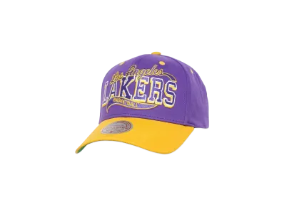 Mitchell&Ness NBA BLOCK SWEEP PRO SNAPBACK LAKERS "PURPLE"