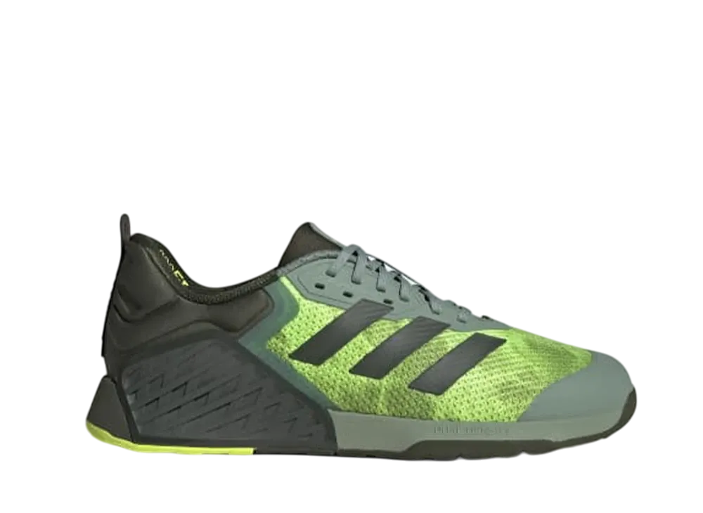 アディダス ドロップセット3 ストレングス トレーニング "シルバーグリーン/ナイトカーゴ/ルシッドレモン"