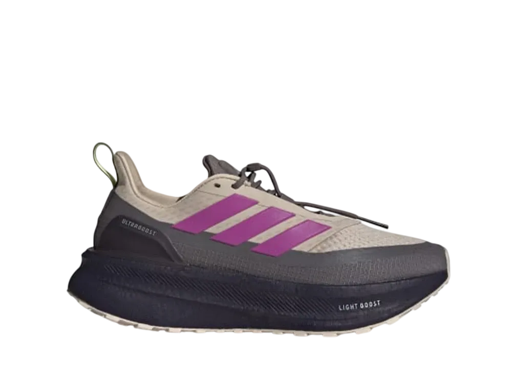 アディダス ウィメンズ ウルトラブースト ランニング "ワンダーベージュ/パープルバースト/チャコール"