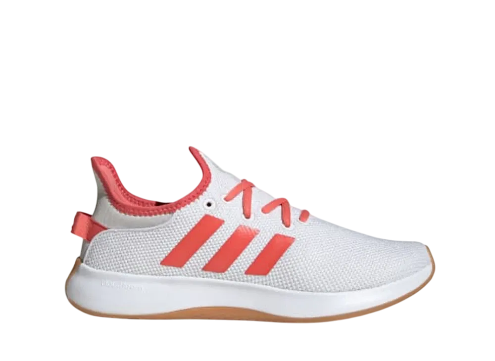 アディダス ウィメンズ クラウドフォーム ピュア "クラウドホワイト/プリラブドスカーレット/グレーワン"