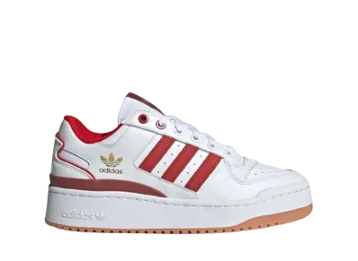 adidas Women's Forum Bold "Cloud White/Better Scarlet/Preloved Ruby"