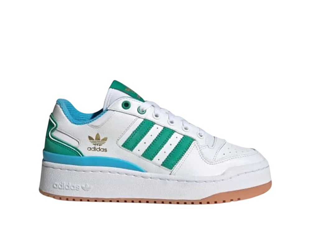 adidas Women's Forum Bold "Cloud White/Court Green/Sky Rush"