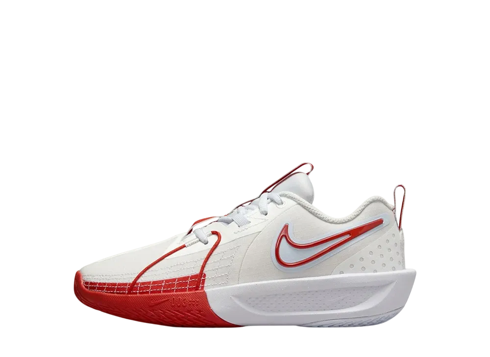 ナイキ GS GTカット3 "サミットホワイト/フットボールグレー/メタリックシルバー/ピカンテレッド"