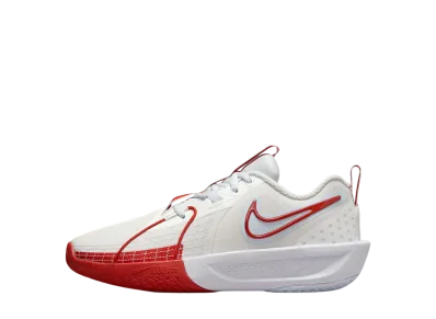 Nike GS GT Cut 3 "Summit White/Football Grey/Metallic Silver/Picante Red"