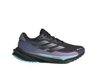 adidas Women's Supernova GORE-TEX Running "Core Black/Iron Metallic/Semi Flash Aqua"