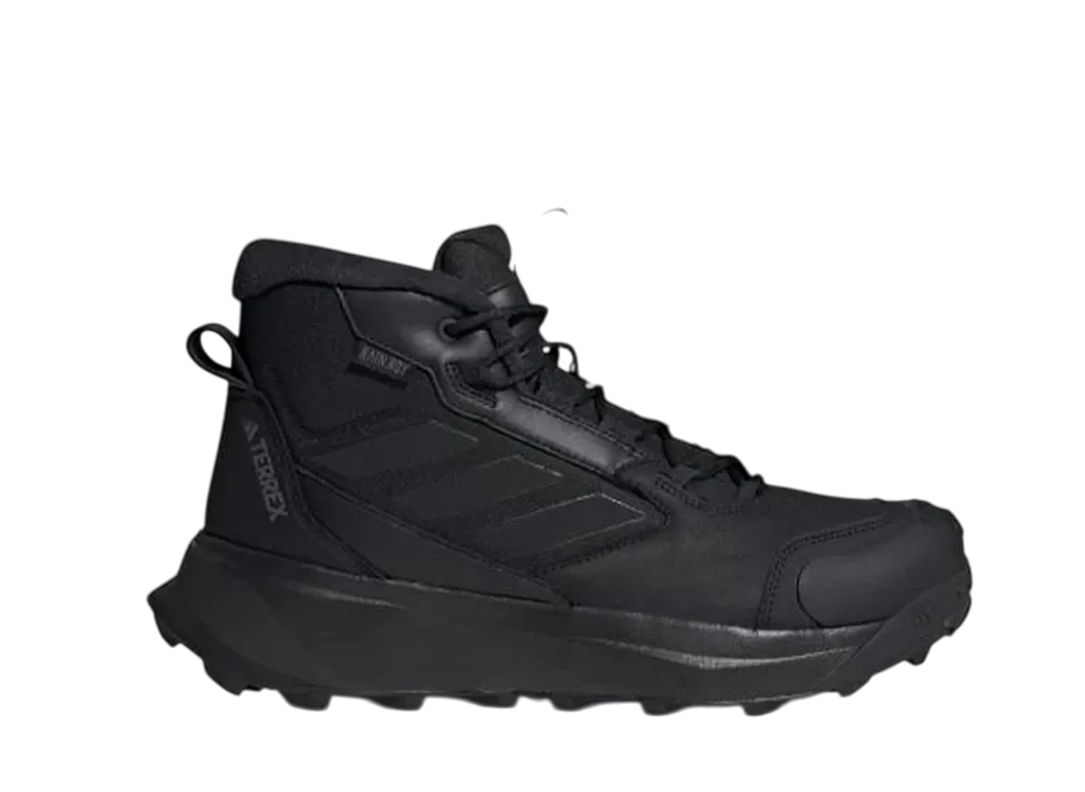 アディダス テレックス ウィンター レザー ミッドカット レインレディ コールドレディ ブーツ "コアブラック/グレーフォー"