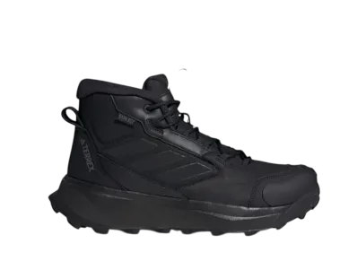 adidas Terrex Winter Leather Mid Cut Rain.Rdy Cold.Rdy Boots "Core Black/Grey Four"
