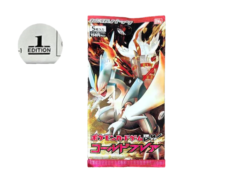ポケモンカードゲーム ブラック&ホワイト 拡張パック コールドフレア 1ED パック