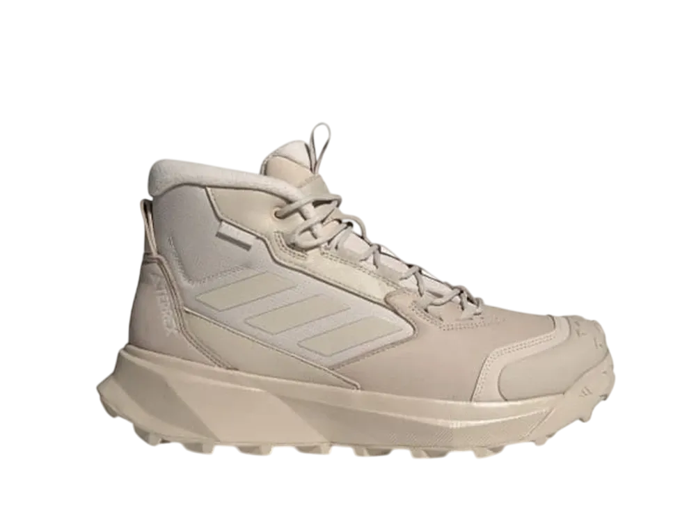 アディダス テレックス ウィンター レザー ミッドカット レインレディ コールドレディ ブーツ "ワンダーベージュ/アルミナ"