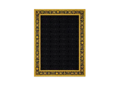 Versace I Love Baroque Beach Towel "Black"