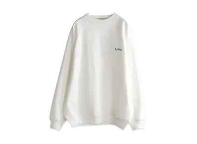 L.L.Bean Women's Portage Crewneck Sweatshirt "White"