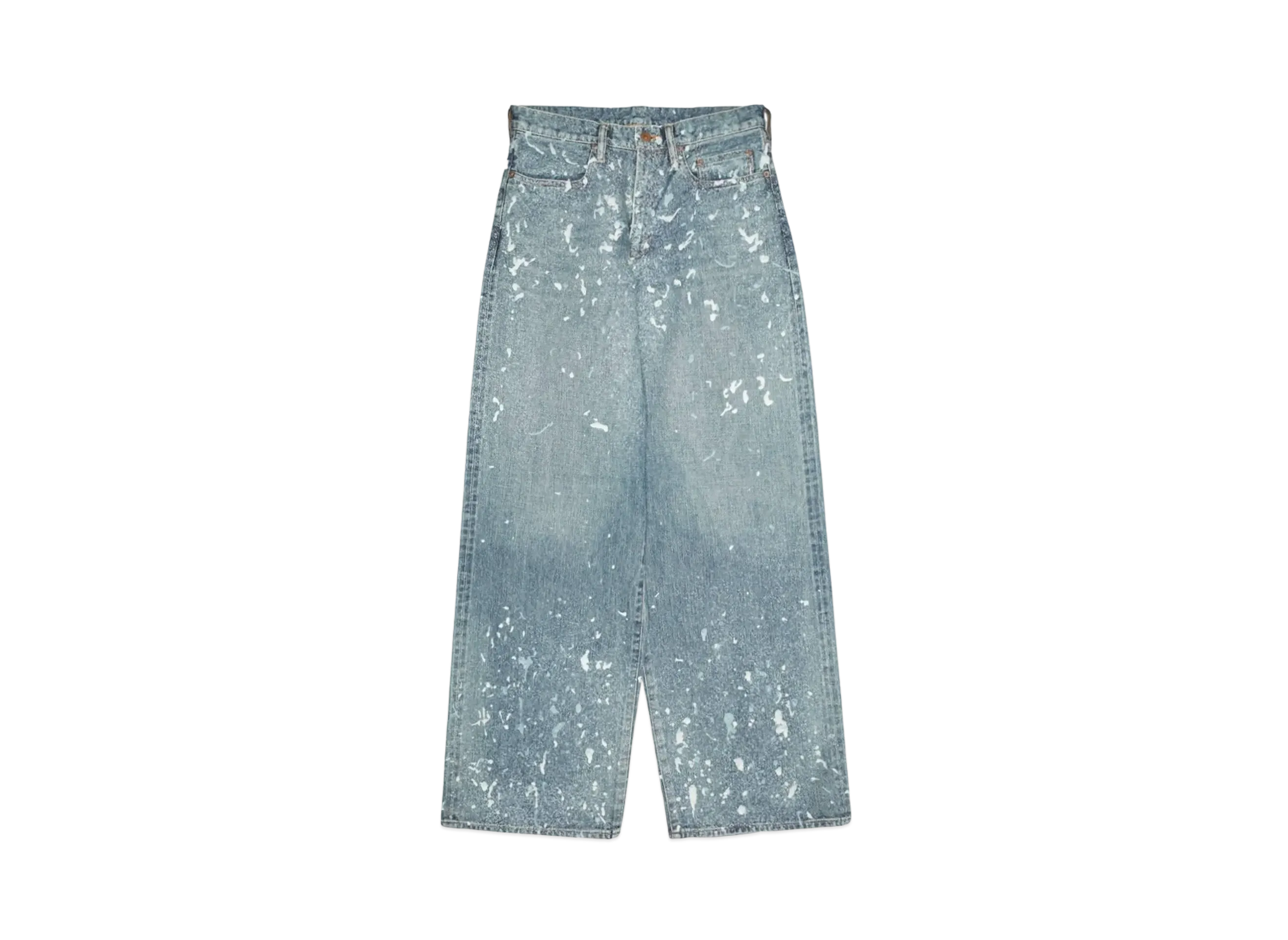 SUGARHILL MOLDED DENIM TROUSERS WIDE CUT "INDIGO"