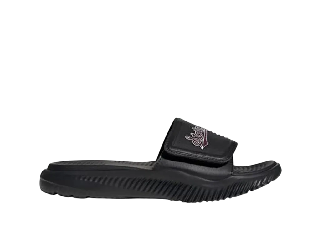 アディダス アルファバウンス スライド2.0 ミシシッピ州立大学 "コアブラック/チームマルーン2/クラウドホワイト"