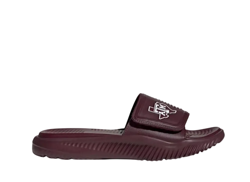 アディダス アルファバウンス スライド2.0 テキサスA&M大学 "チームマルーン2/クラウドホワイト"