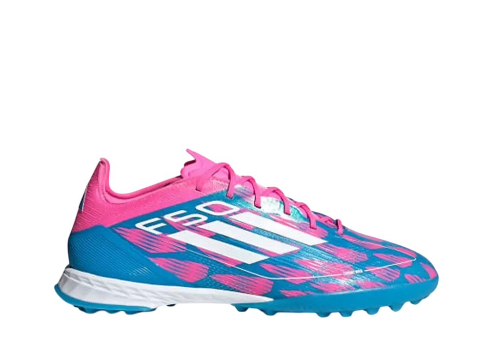 adidas F50 Pro TF "Solar Blue/Cloud White/Solar Pink"