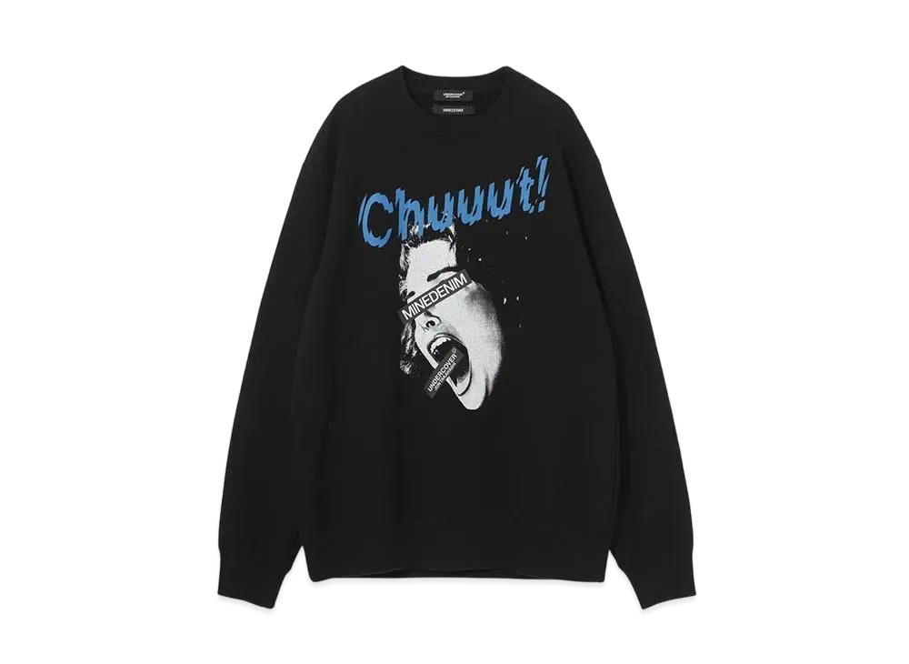 UNDERCOVER x MINEDENIM Graphic Crewneck Sweat "Black"