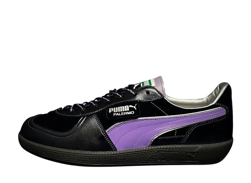 magforlia × Puma Palermo MIJ Fujieda "Black/Light Purple/Silver" (Serial Numbered/331 Pairs)