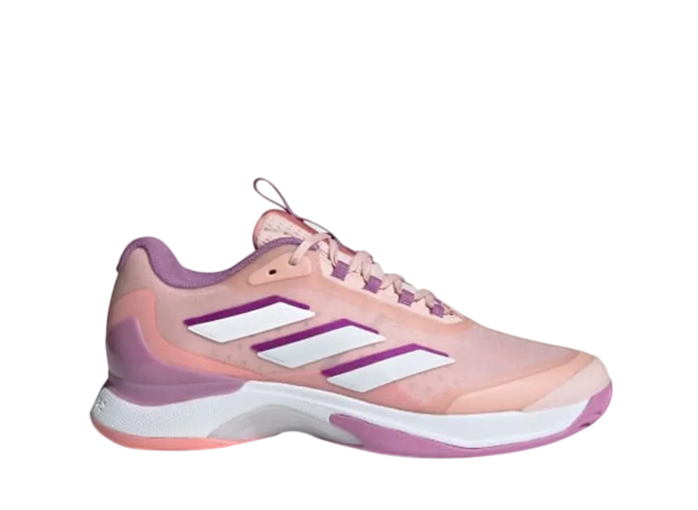 アディダス ウィメンズ アバコート2 テニス "サンディピンク/クラウドホワイト/パープルバースト"