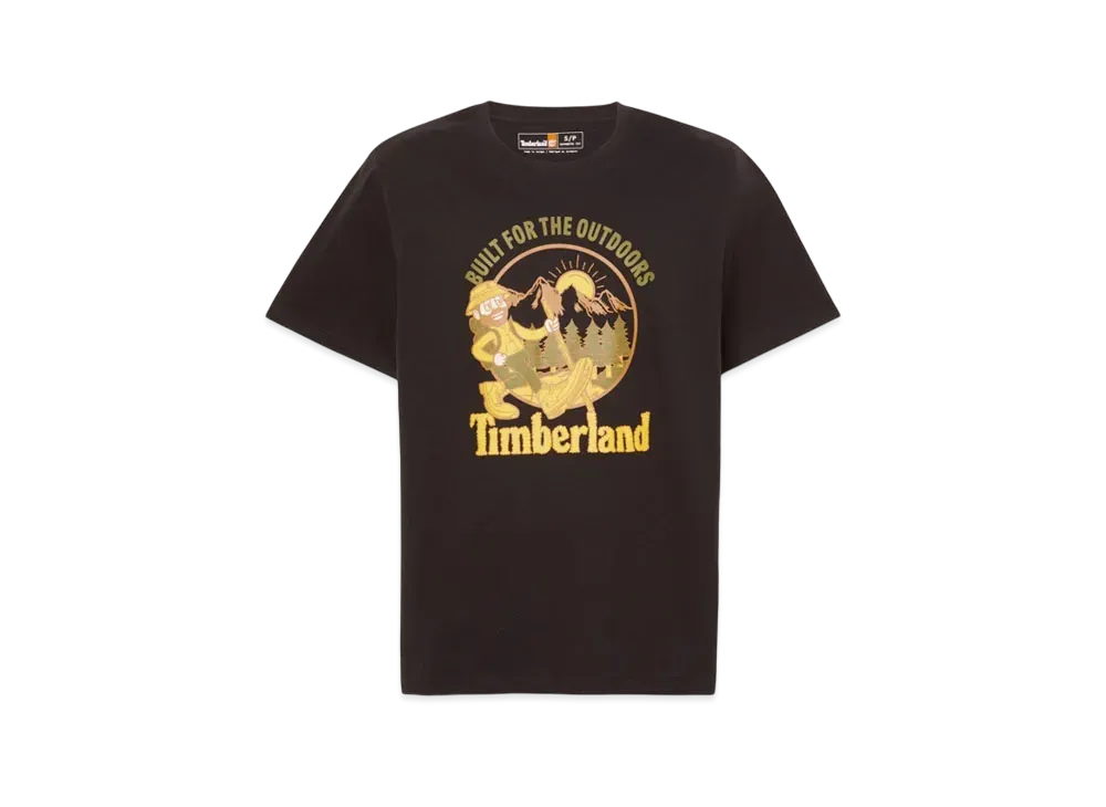Timberland Allgender Short Sleeve Hike Out Graphic Tee "Black"
