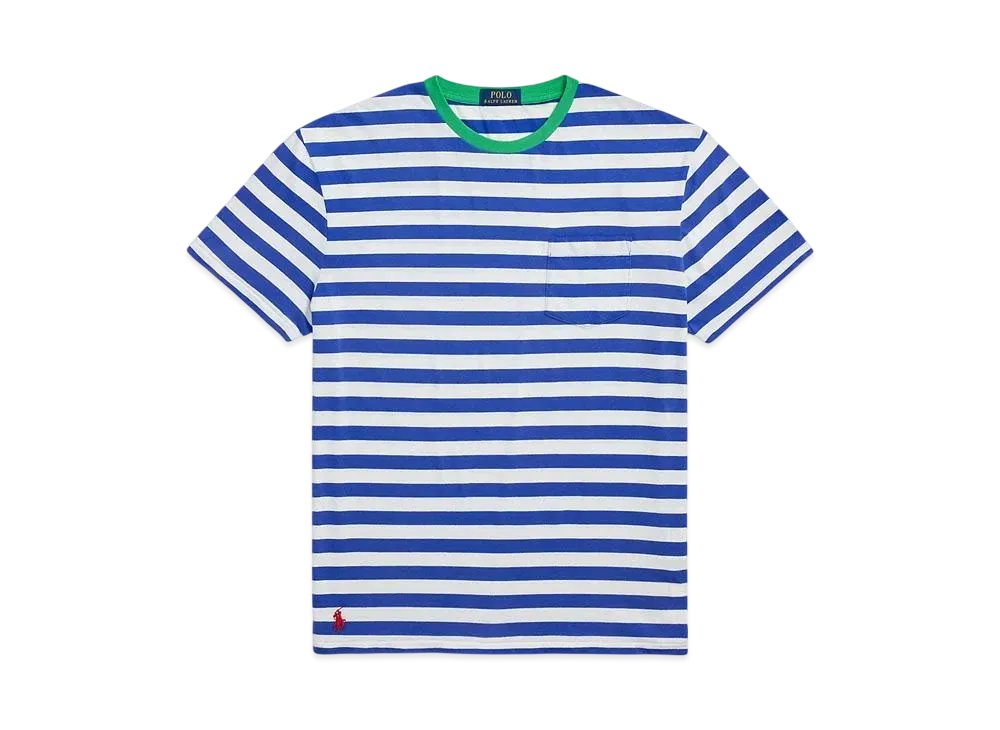 Polo Ralph Lauren Classic Fit Striped Jersey T-Shirt "Blue"
