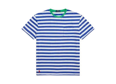 Polo Ralph Lauren Classic Fit Striped Jersey T-Shirt "Blue"