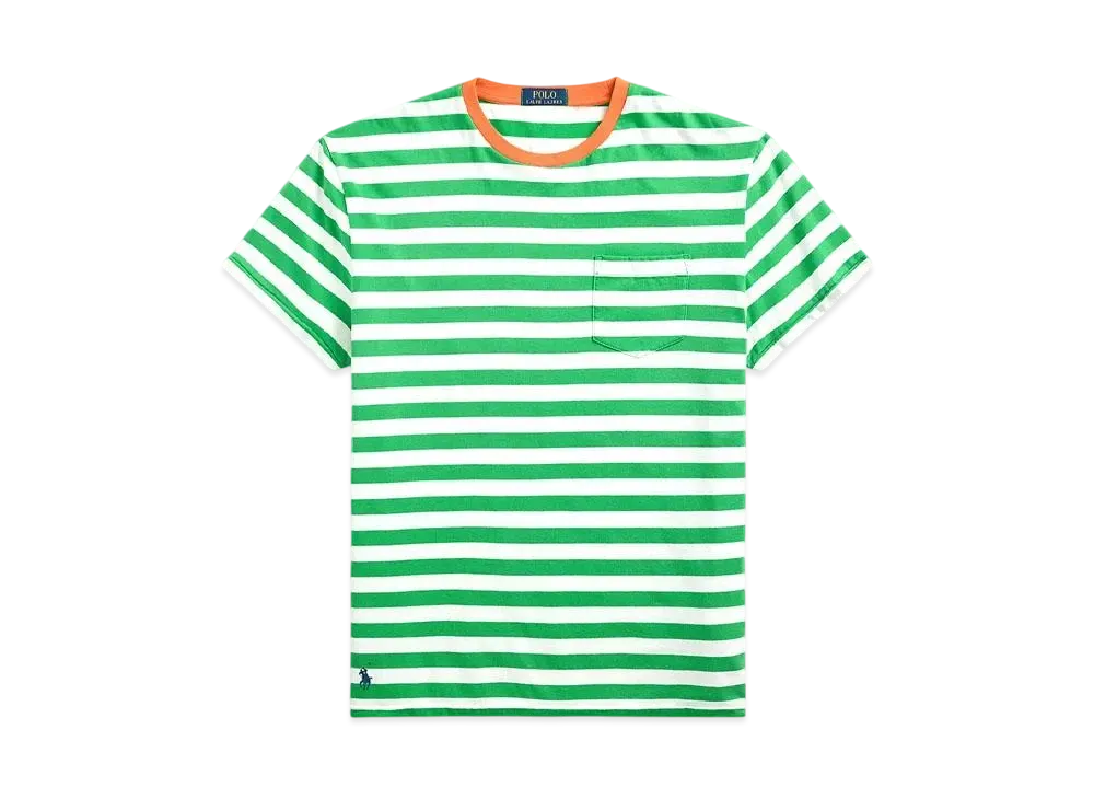 Polo Ralph Lauren Classic Fit Striped Jersey T-Shirt "Green"