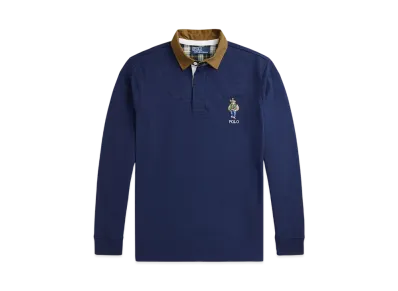 Polo Ralph Lauren Classic Fit Polo Bear Jersey Rugby Shirt "Navy"