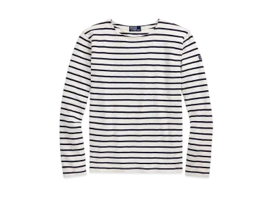 Polo Ralph Lauren Classic Fit Striped Slab Jersey Shirt "Gray"