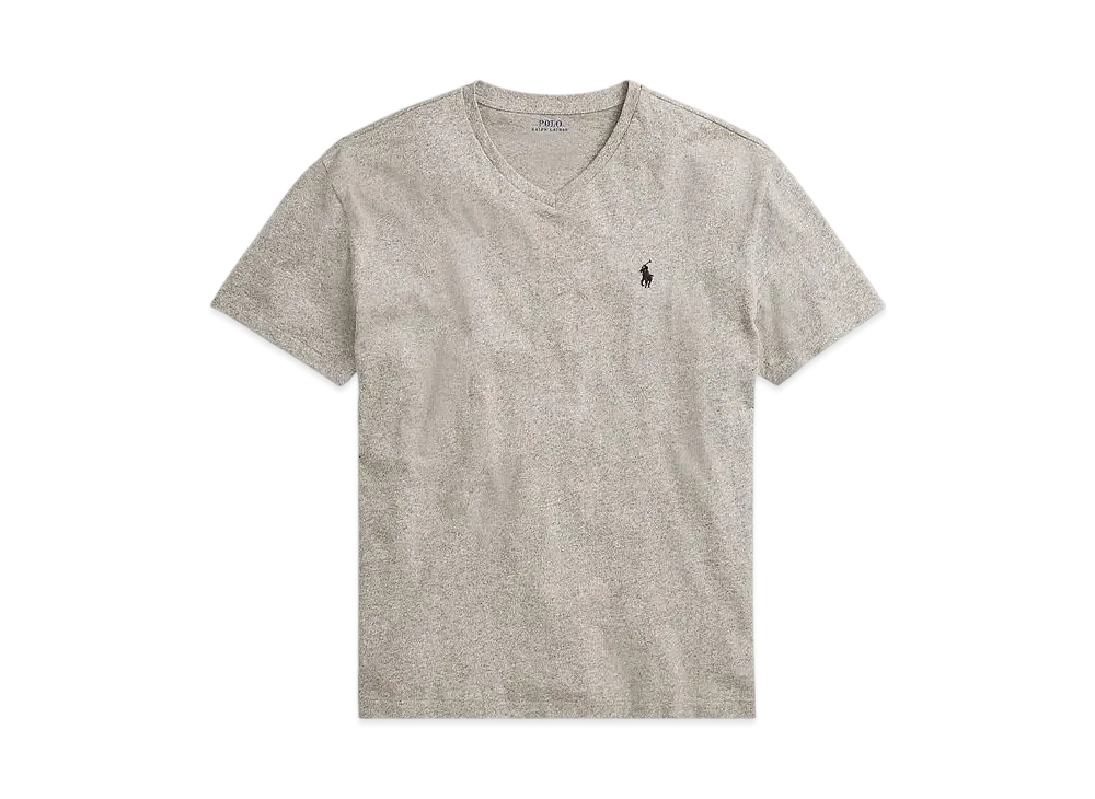 Polo Ralph Lauren Classic Fit Jersey V-Neck T-Shirt "Gray"