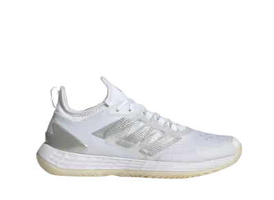 adidas Women's Adizero Ubersonic 4.1 Tennis "Cloud White/Silver Metallic/Grey One"