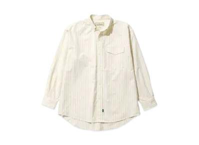 L.L.Bean Women's Orono Long-Sleeve Shirt "Yellow/Sax/White"