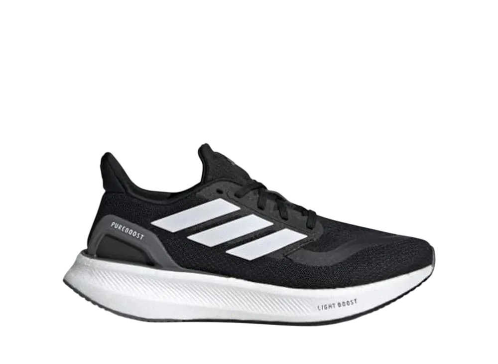 アディダス ウィメンズ ピュアブースト5 ランニング "コアブラック/クラウドホワイト/グレーファイブ"