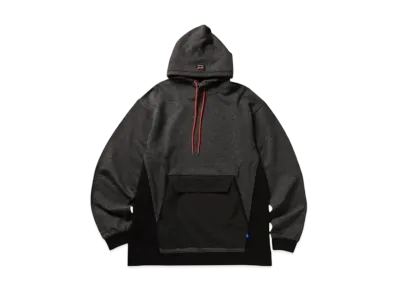 NANGA x Liberaiders ECO HYBRID HOODIE "BLACK"