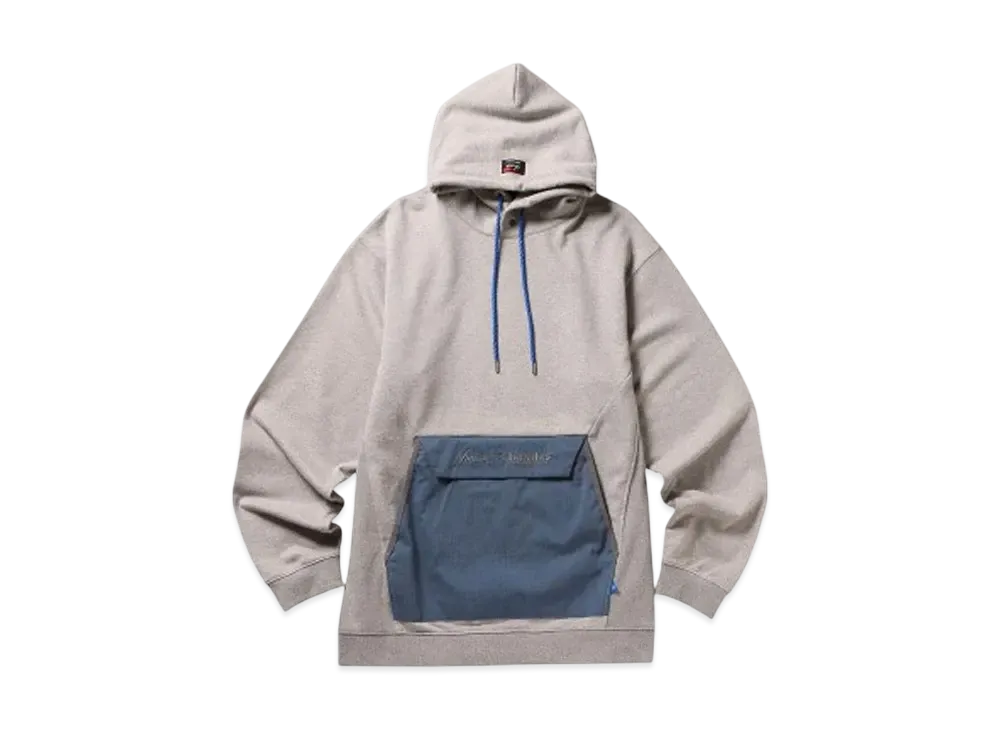 NANGA x Liberaiders ECO HYBRID HOODIE "LIGHT GRAY"