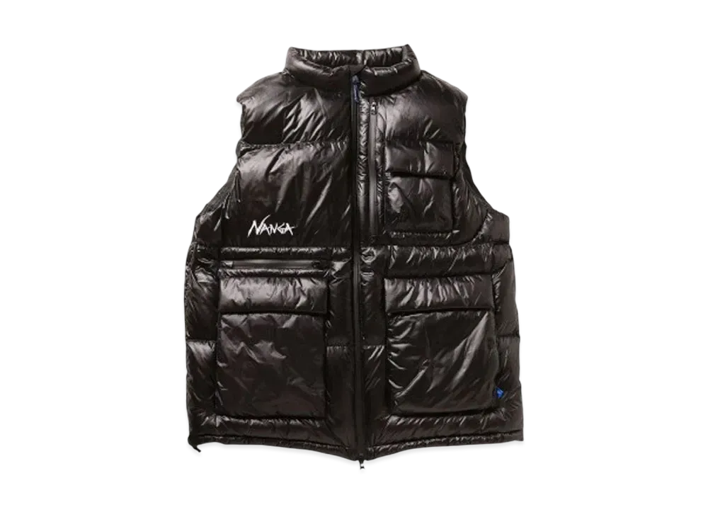 NANGA x Liberaiders RIPSTOP NYLON DOWN VEST "BLACK"