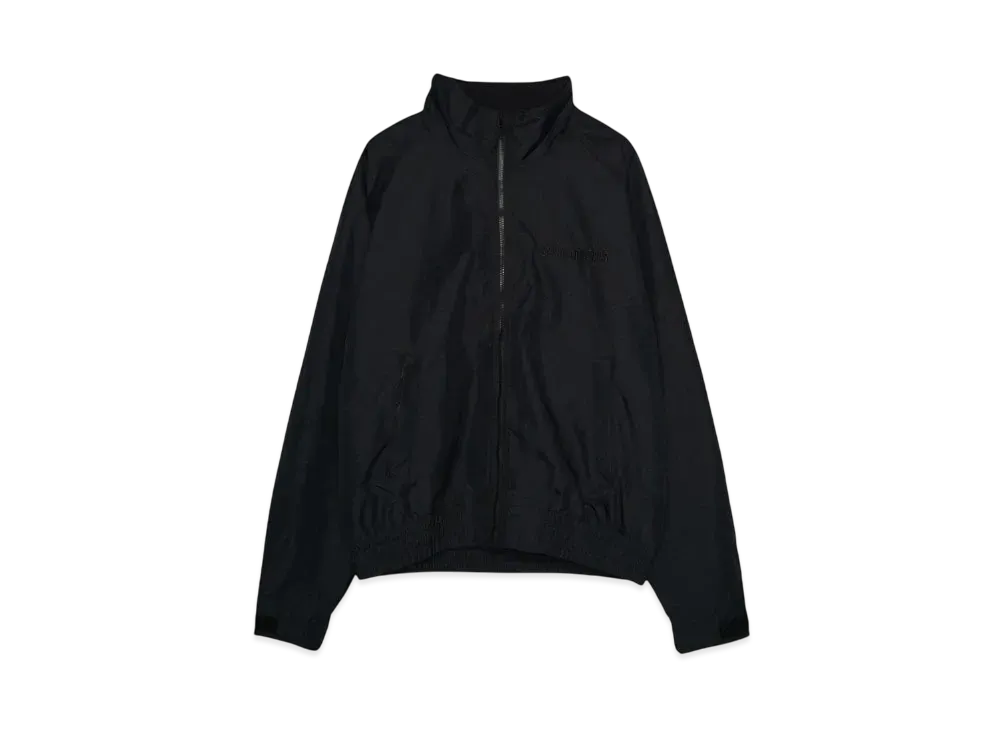 Hide and Seek Nylon Zip Jacket(24aw) "BLACK/BLACK"