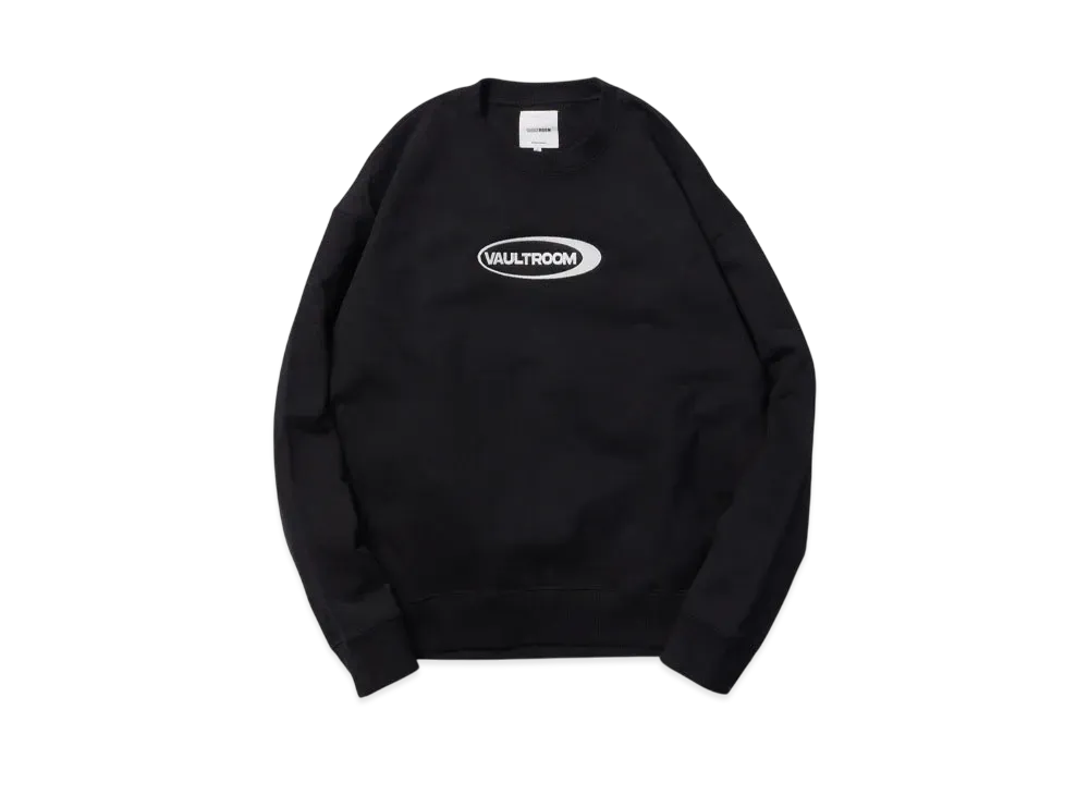 VAULTROOM Oval Logo Crewneck "Black"
