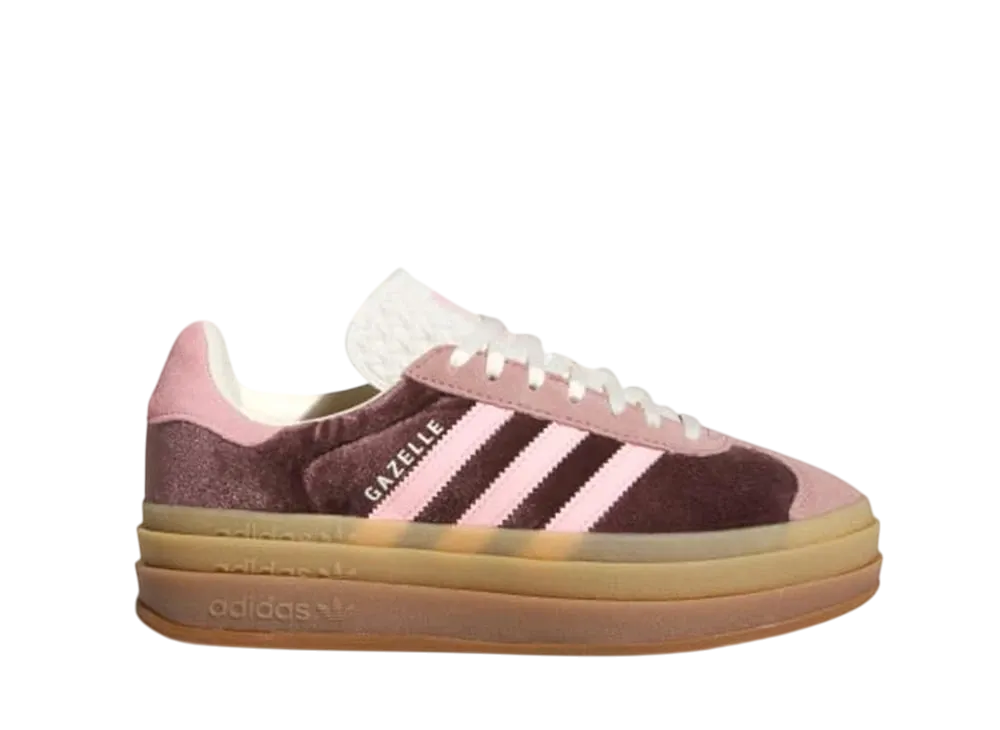 adidas Women's Gazelle Bold "Shadow Brown/Warm Clay/Glow Pink"