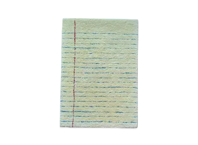 BROCHURE x MIYOSHI RUG Legal Pad Rug "Yellow"