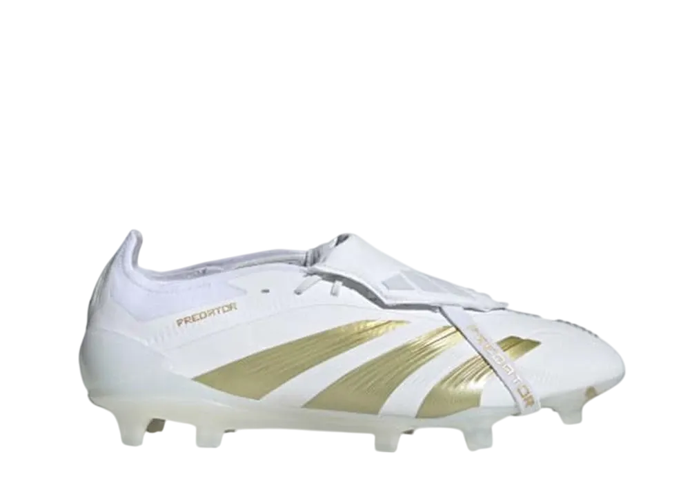 アディダス プレデター エリート フォールドオーバー タン FG スパイク "クラウドホワイト/ゴールドメタリック"