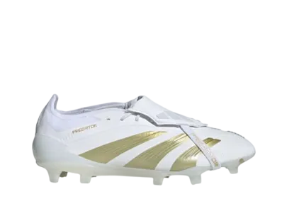 adidas Predator Elite Foldover Tongue FG Cleats "Cloud White/Gold Metallic"