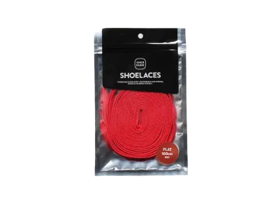 SNKRDUNK FLAT SHOELACES "RED"