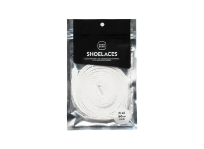 SNKRDUNK FLAT SHOELACES "WHITE"