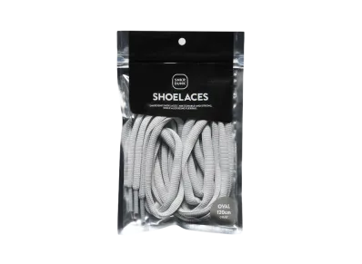 SNKRDUNK OVAL SHOELACES "GRAY"