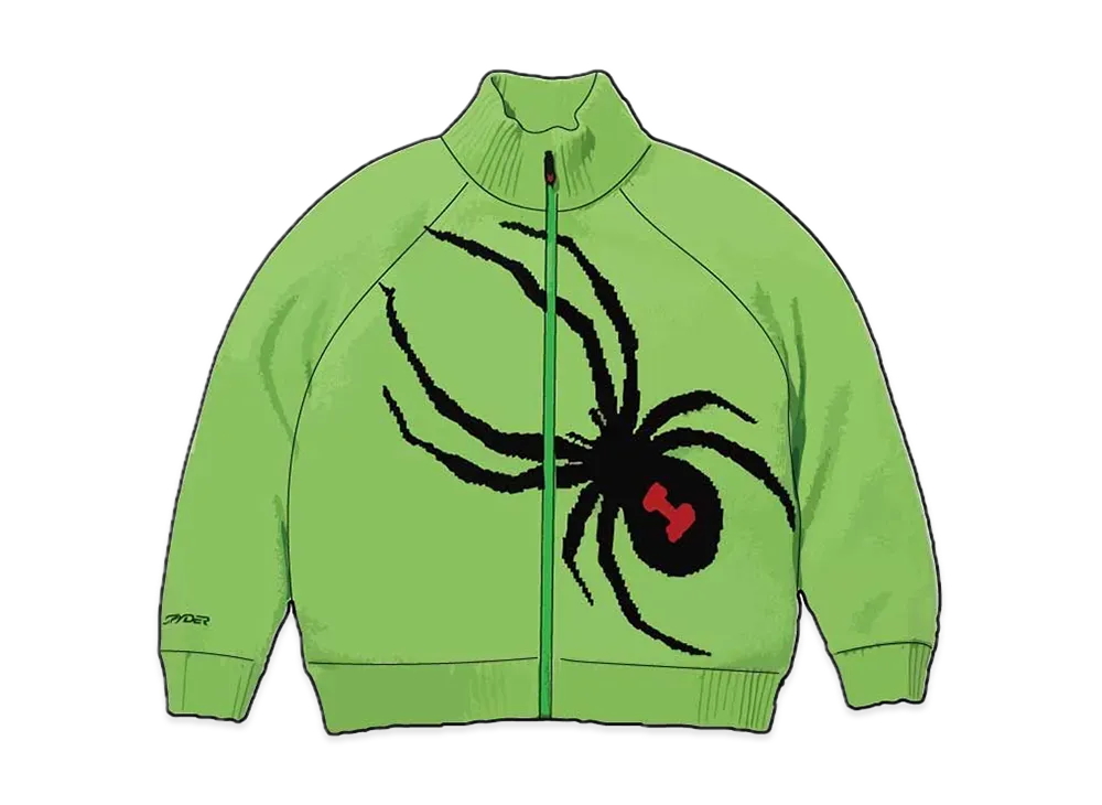 Supreme x Spyder WINDSTOPPER Zip Up Sweater "Green"