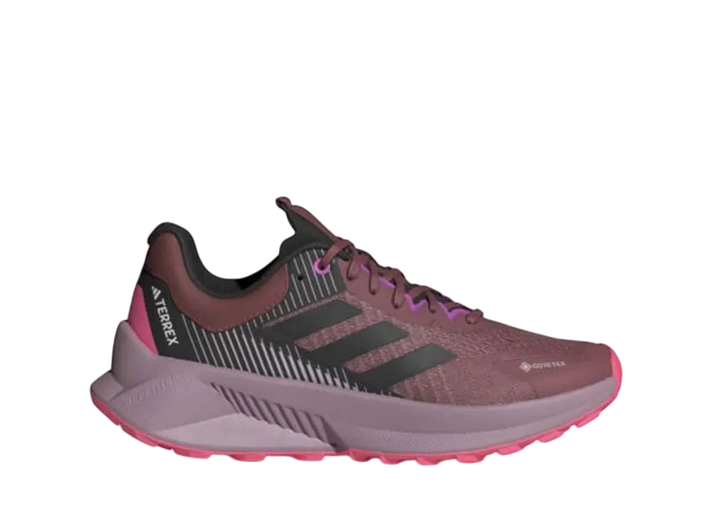 adidas Women's Terrex Soulstride Flow GORE-TEX "Burgundy/Core Black/Pink Fusion"