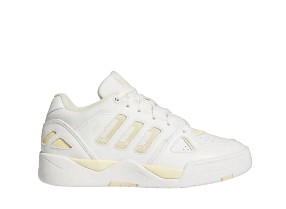 adidas Women's Mid City Low "Core White/Easy Yellow"